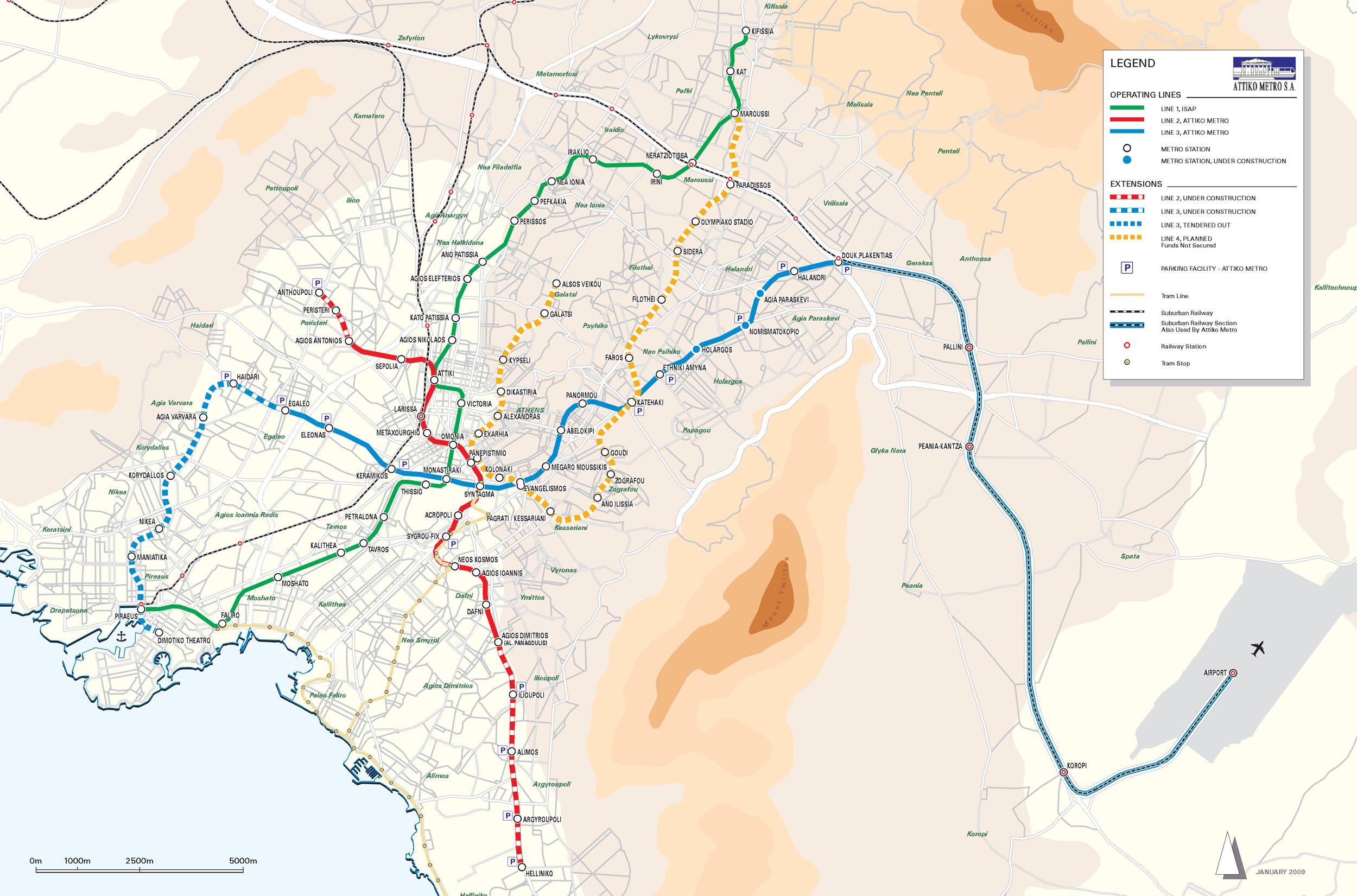 Athens Zone Map 